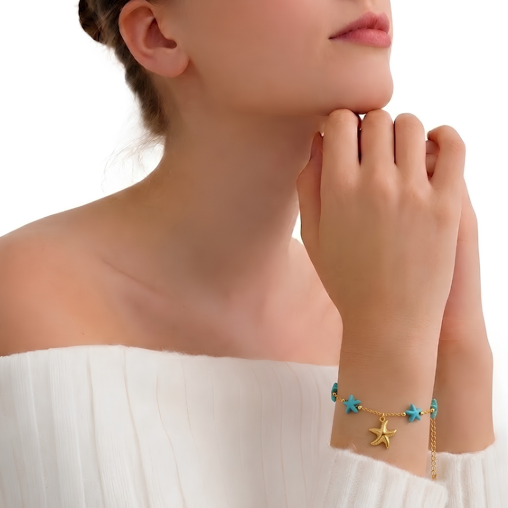 Ocean Blue Star Bracelet