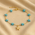 Ocean Blue Star Bracelet