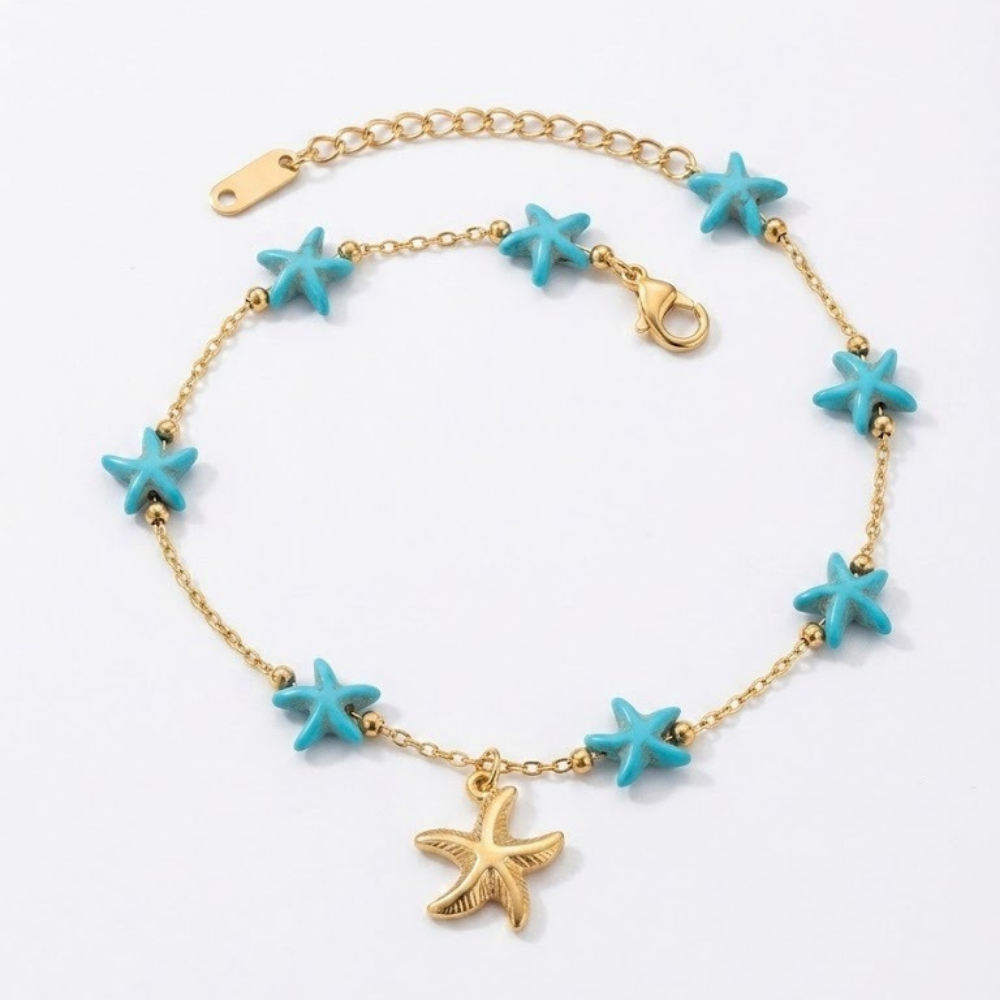 Ocean Blue Star Bracelet