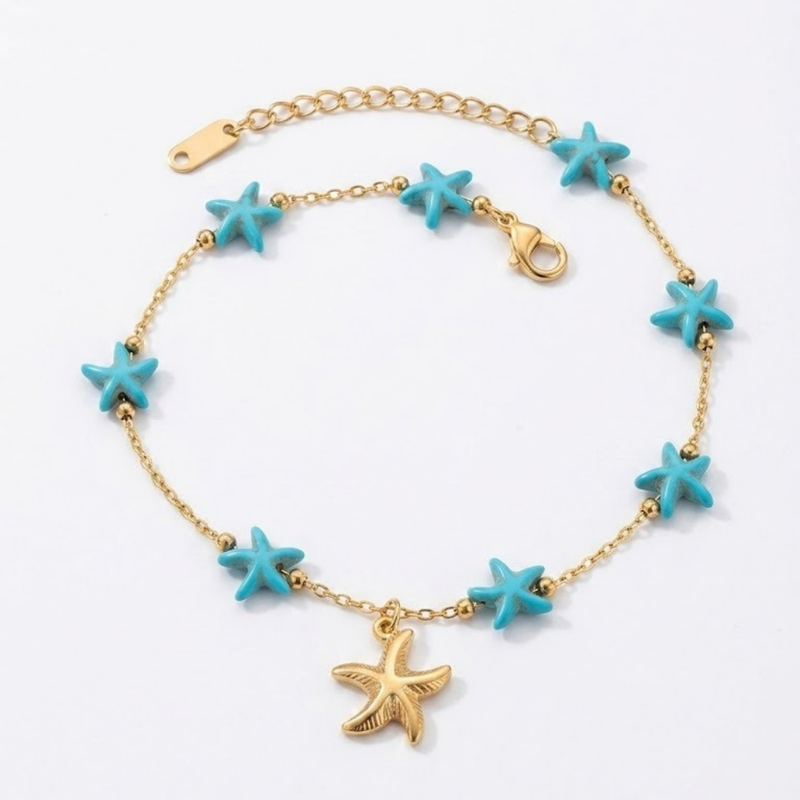 Ocean Blue Star Bracelet