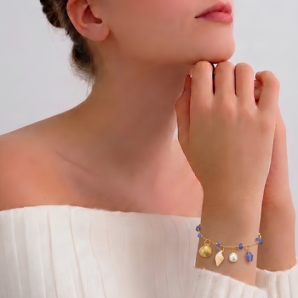 Pearl Blue Bracelet
