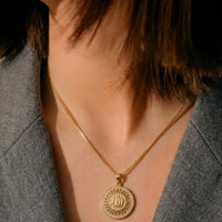 Allah Coin Gold Necklace