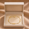 Gold Infinity Charm Bracelet