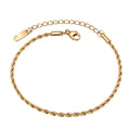 Twisted Gold Bracelet