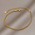 Twisted Gold Bracelet