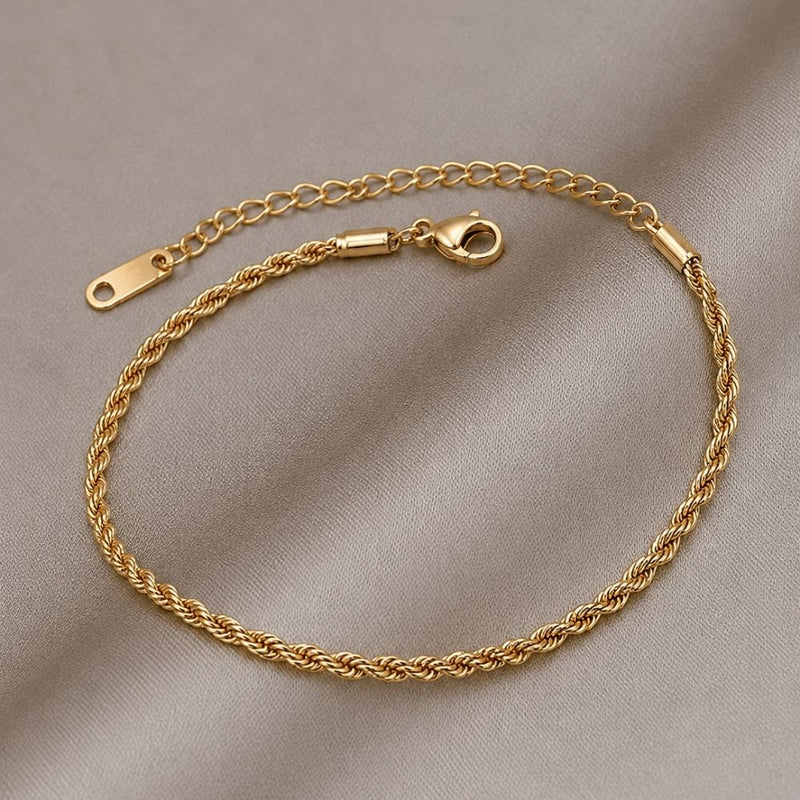 Twisted Gold Bracelet