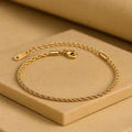 Twisted Gold Bracelet