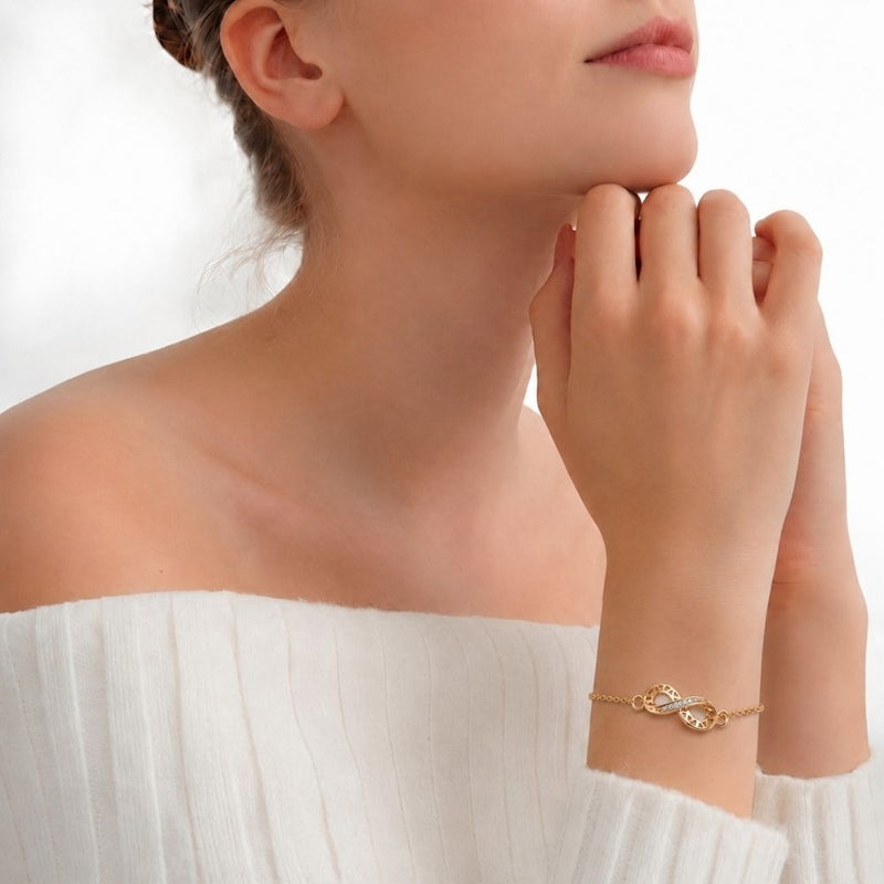 Xuping Infinity Gold Bracelet