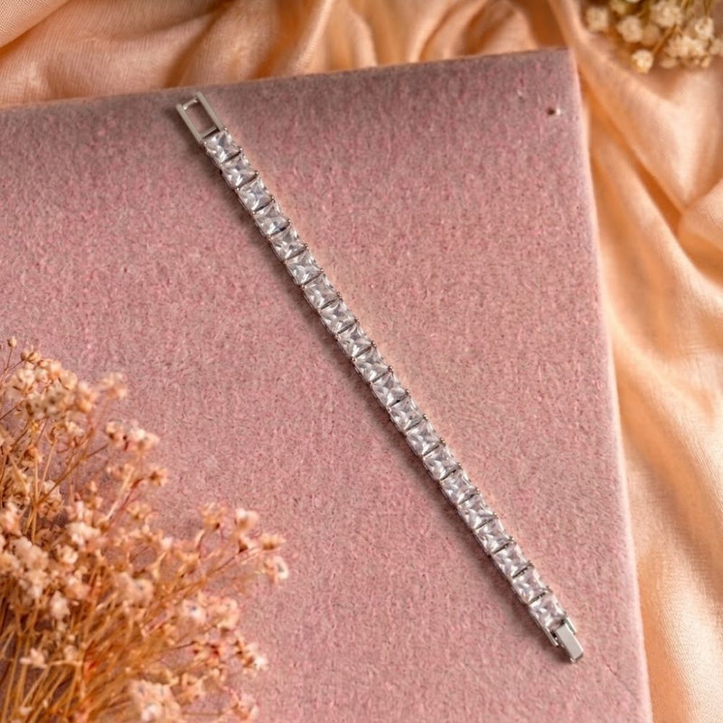 Silver Stone Bracelet