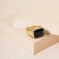 Black Stone Ring