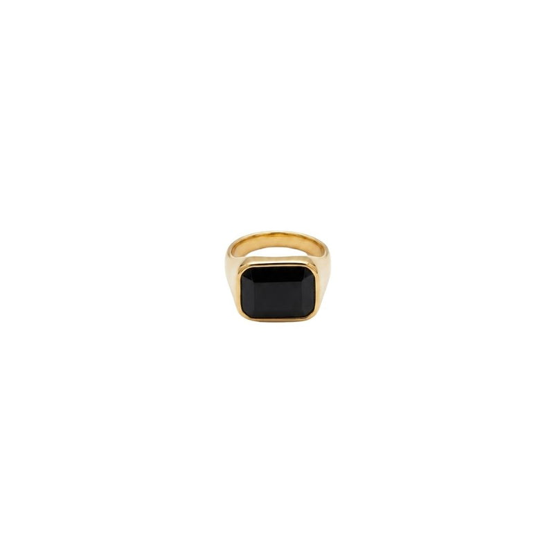Black Stone Ring