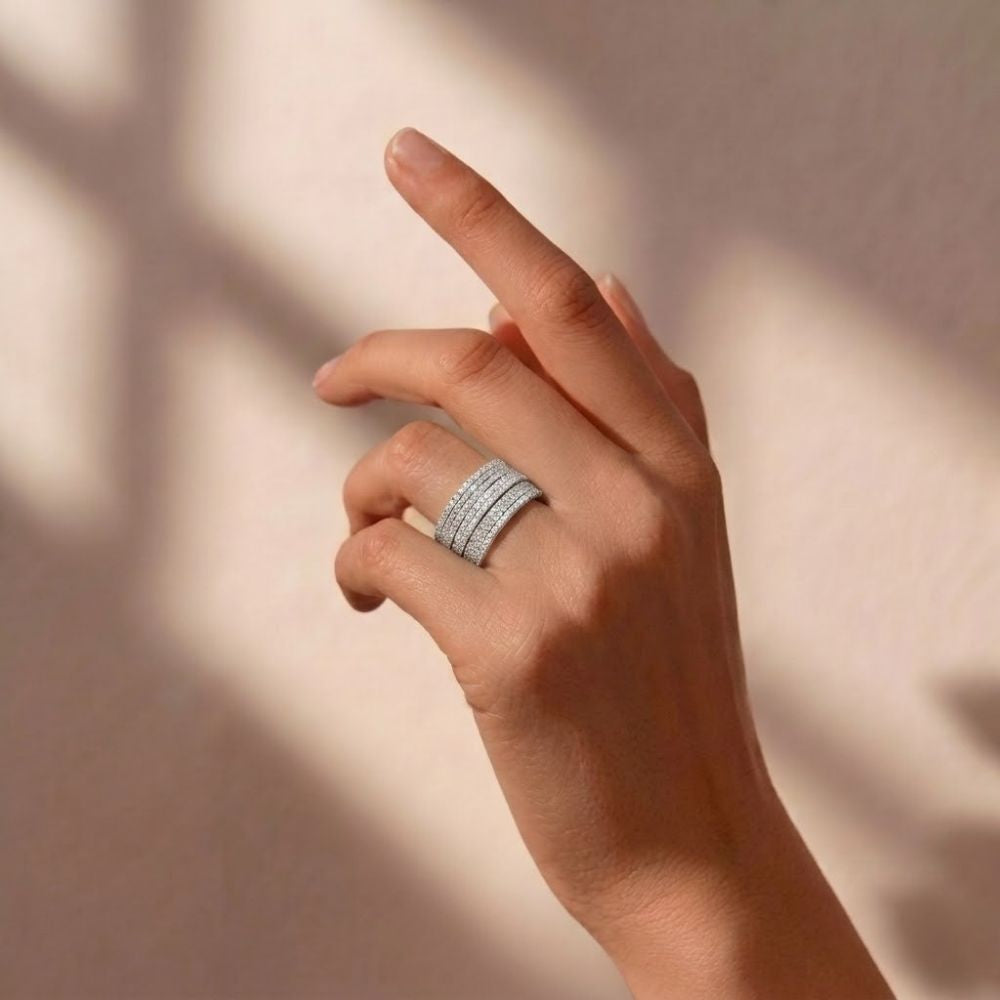 Silver Shimmer Ring