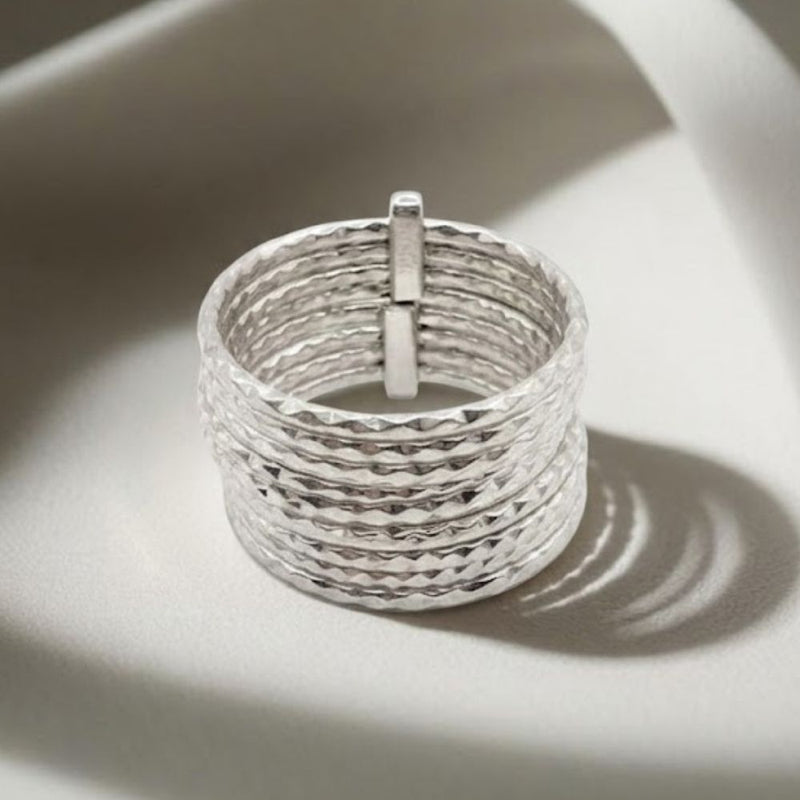 Silver Shimmer Ring