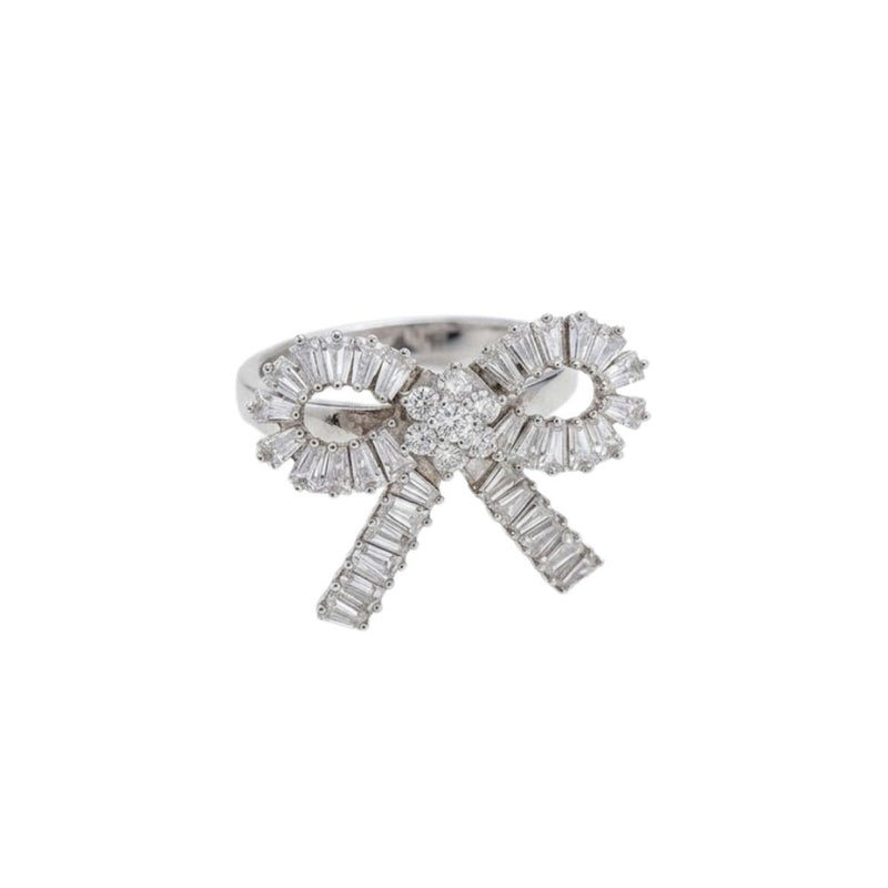 Silver Bow Ring