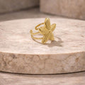 Gold Starfish Ring
