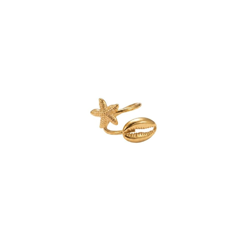 Shell Star Ring