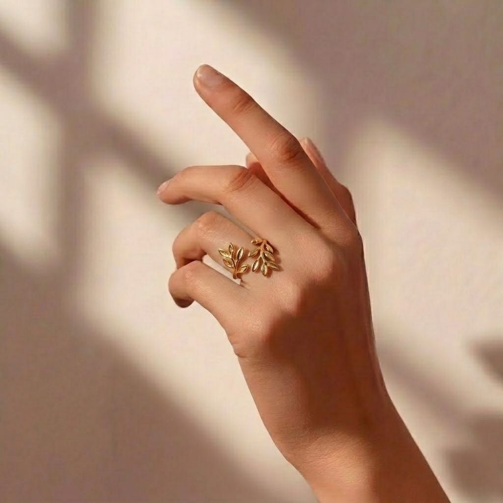 Gold Leaf Ring