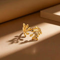 Gold Leaf Ring