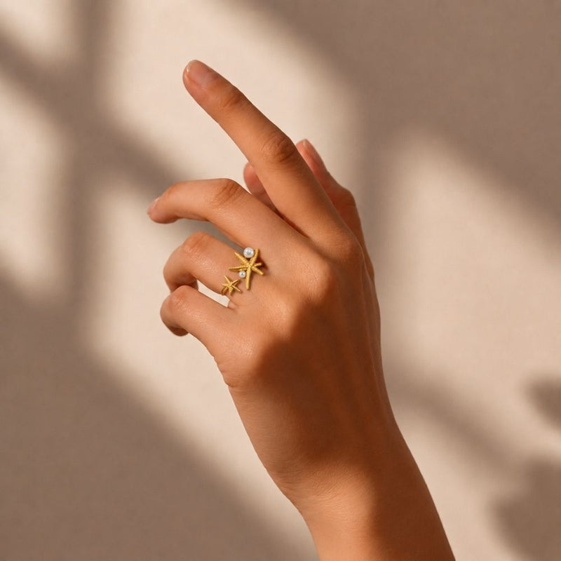 Star Pearl Ring