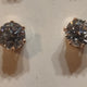 Big stone stud earring